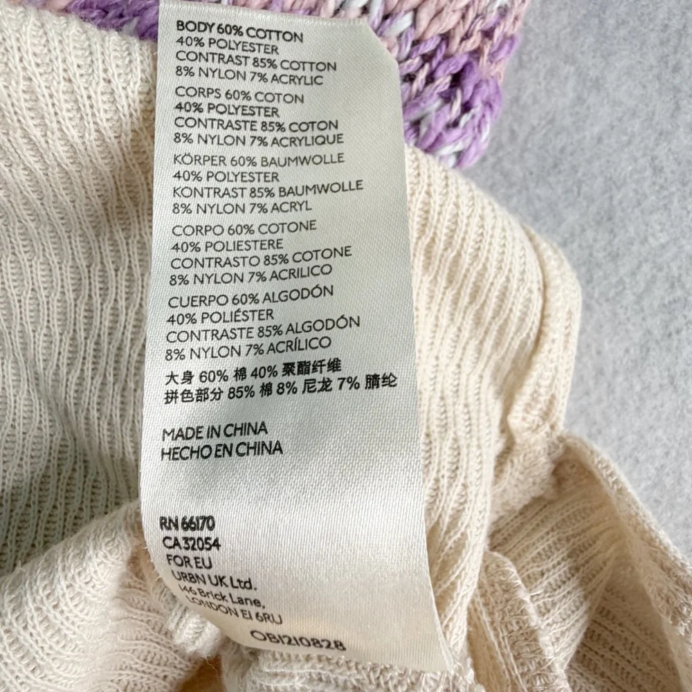 Free People Swit The Small Stuff Sweater XS Femme Nordic Mock Neck Fair Isle